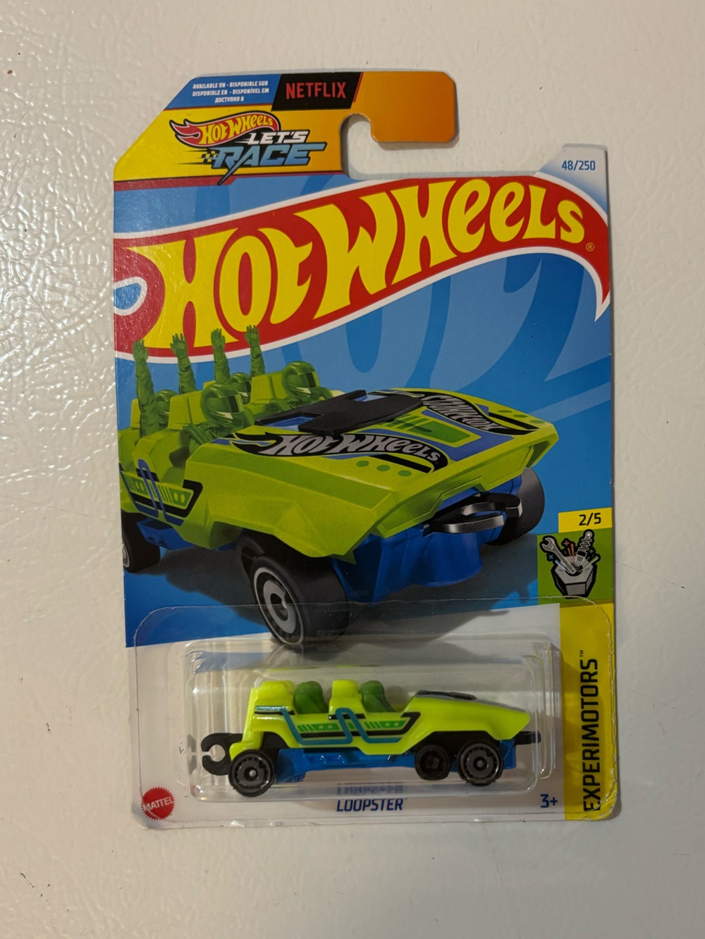 2/20$ 🐮 2024 Hot Wheels 48/250 TH HTF14 Loopster Experimotors 2/5 NIB